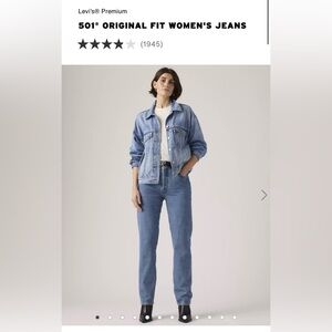 Levi's 501® Original Fit Women's Jeans SZ 24